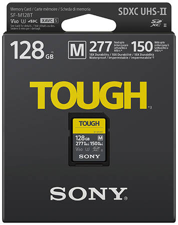 Карта памяти Sony Tough SDXC 128GB 277R/150W (SF-M128T/T)