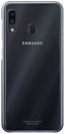 Чехол Samsung Gradation Cover для Galaxy A30 Black (EF-AA305CBEGRU) 9098186771