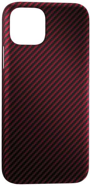 Чехол ANNET-MANCINI для Apple iPhone 12/12 Pro Сarbon Red (AM-12PRO-K-RD) 9098190257
