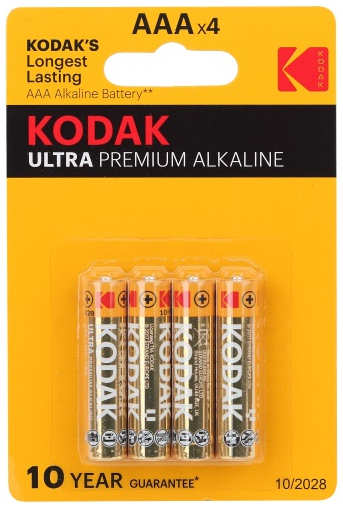 Батарейки Kodak Ultra Premium LR03-4BL [ K3A-4 U] (30959521)