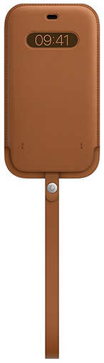 Чехол Apple Leather MagSafe для iPhone 12 Pro Max Saddle (MHYG3ZE/A)