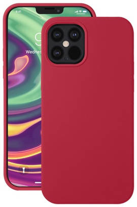 Чехол Deppa Liquid Silicone Pro для iPhone 12 Pro/12, красный (87789) 9098198464