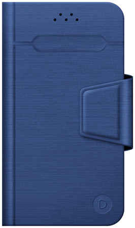 Чехол Deppa Wallet Fold, универсальный, размер M, 4,3-5,5'' Blue (87009) 9098280688