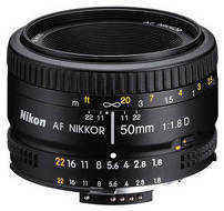 Объектив Nikon NIKKOR 50MM F/1.8D 9098423186