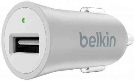 Автомобильное зарядное устройство Belkin Mixit Metallic Car Charger 2,4A (F8M730BTSLV)