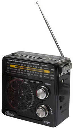 Радио Ritmix RPR-202 Black 9098684367