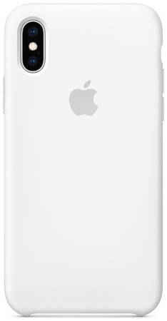 Чехол Apple Silicone Case для iPhone Xs White (MRW82ZM/A)