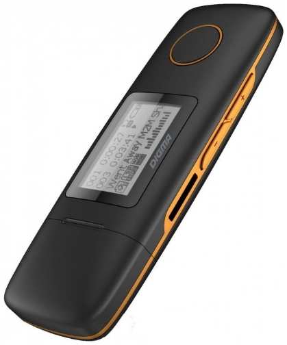 MP3-плеер Digma U3 4Gb черный/оранжевый 9098776100