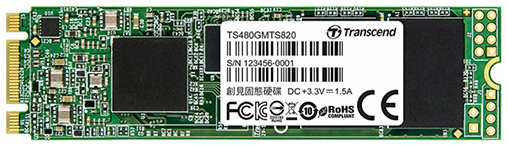 SSD накопитель Transcend MTS820 480GB (TS480GMTS820S)