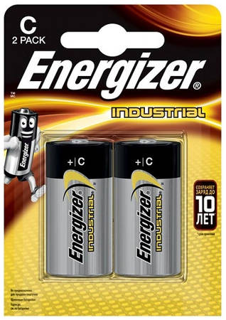 Батарейки Energizer Industrial C-LR14, 2 шт. (E301424900)