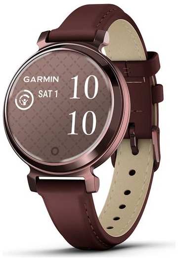 Смарт-часы Garmin Lily 2 Classic 35,4mm Bronze, ежевичный ремешок