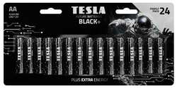 Батарейки Tesla Black+ LR6 (АА), 1,5 В, 24 шт (140127)