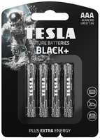 Батарейки Tesla Black+ LR03 (AAA), 1,5 В, 4 шт (140129)