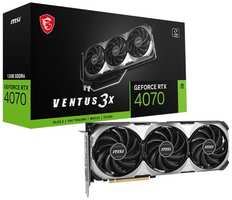 Видеокарта MSI GeForce RTX 4070 Ventus 3X E1 12GB