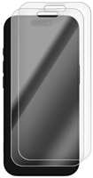 Комплект защитных стекол Krutoff гибридных для iPhone 16 Pro, 2 шт (574848)