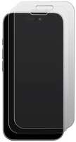 Комплект защитных стекол Krutoff гибридных матовых для iPhone 16, 2 шт (574806)