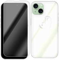 Комплект защитных стекол Krutoff для iPhone 15, экран/задняя панель/камера (480388)