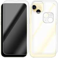 Комплект защитных стекол Krutoff для iPhone 15 Plus, экран/задняя панель/камера (480414)