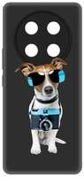 Чехол Krutoff Soft Case ″Пес-турист″ для Honor X60 Pro, (581883)