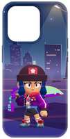 Чехол Krutoff Soft Case Brawl Stars: Героиня Биби для iPhone 15 Pro (477654)