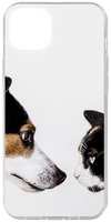 Чехол Krutoff Clear Case ″Собаки против кошек″ для iPhone 15 Plus (476284)
