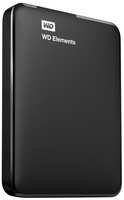 Внешний жесткий диск WD Elements Portable 1TB (WDBUZG0010BBK-WESN)