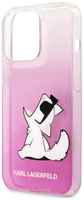 Чехол Karl Lagerfeld для iPhone 13 Pro Fun Hard Gradient Pink (KLHCP13LCFNRCPI)