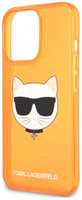 Чехол Karl Lagerfeld для iPhone 13 Pro Max Choupette Hard Orange (KLHCP13XCHTRO)