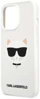 Чехол Karl Lagerfeld для iPhone 13 Pro Max Liquid Choupette (KLHCP13XSLCHWH)