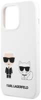 Чехол Karl Lagerfeld для iPhone 13 Pro Max Liquid Silicone (KLHCP13XSSKCW)