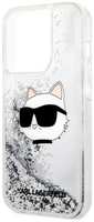 Чехол Karl Lagerfeld для iPhone 14 Pro Max Liquid Glitter (KLHCP14XLNCHCS)
