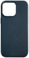 Чехол RED-LINE для iPhone 14 Pro Max MagSafe Leather Dark Blue (УТ000032532)
