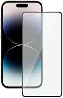 Защитное стекло с рамкой 2.5D Deppa Full Glue для iPhone 14 Pro, 0,3 мм, черная рамка (62913)