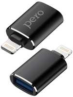 Адаптер PERO AD02 OTG Lightning / USB 3.0 Black (PRAD02LTBK)
