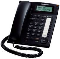 Телефон проводной Panasonic KX-TS2388RUB Вlack