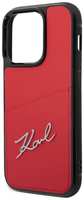 Чехол Karl Lagerfeld для iPhone 14 Pro Max PU Red (KLHCP14XCSSR)