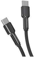 Кабель Deppa Elite, USB-C / USB-C, 1m Black (72506)
