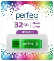 USB-флешка PERFEO C13 USB 32GB Green (PF-C13G032)