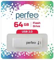 USB-флешка PERFEO C04 USB 64GB White (PF-C04W064)
