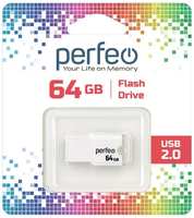 USB-флешка PERFEO M01 USB 64GB White (PF-M01W064)
