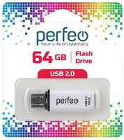 USB-флешка PERFEO C13 USB 64GB White (PF-C13W064)