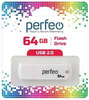 USB-флешка PERFEO C05 USB 64GB White (PF-C05W064)
