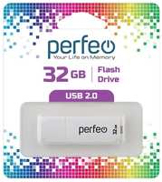 USB-флешка PERFEO C04 USB 32GB White (PF-C04W032)