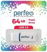 USB-флешка PERFEO C09 USB 64GB White (PF-C09W064)