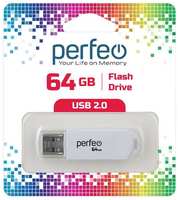USB-флешка PERFEO C03 USB 64GB White (PF-C03W064)