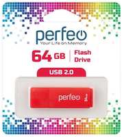 USB-флешка PERFEO C04 USB 64GB Red (PF-C04R064)