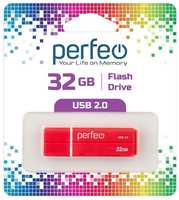USB-флешка PERFEO C01G2 USB 32GB Red (PF-C01G2R032)