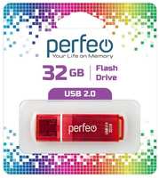 USB-флешка PERFEO C13 USB 32GB Red (PF-C13R032)