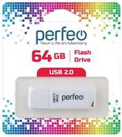 USB-флешка PERFEO C10 USB 64GB White (PF-C10W064)