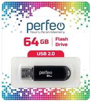 USB-флешка PERFEO C03 USB 64GB Black (PF-C03B064)